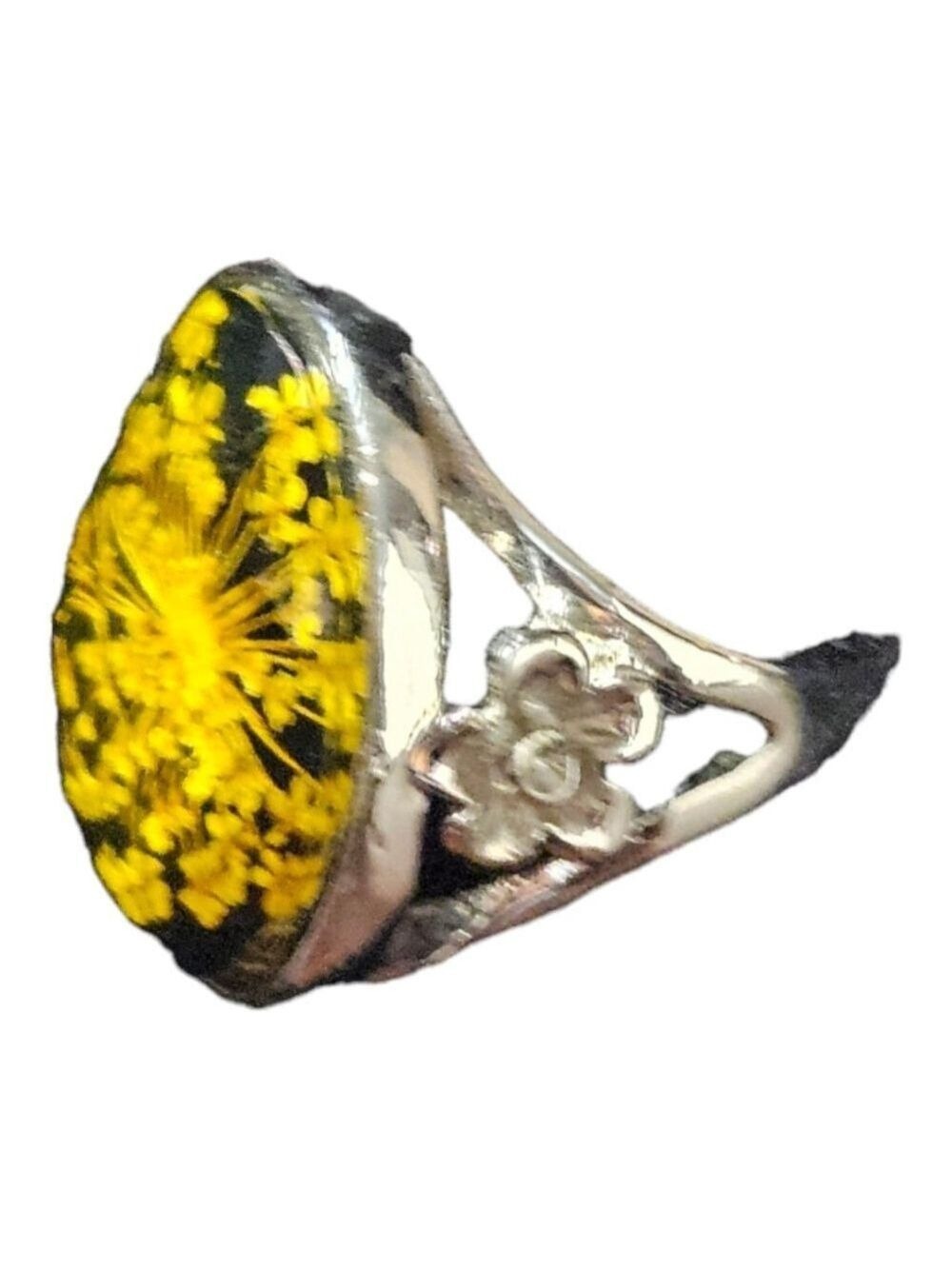Unisex Unbranded Ring Size 10 Yellow Silver - Picture 5 of 6